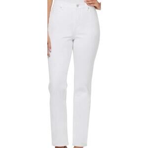 Gloria Vanderbilt Womens White Original Slimming Jeans Size 8